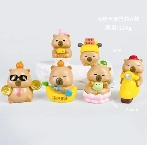 Capybara figure attracts fortune Capybara 6 models