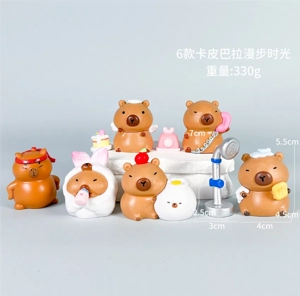 Capybara figure stroll time 6 models