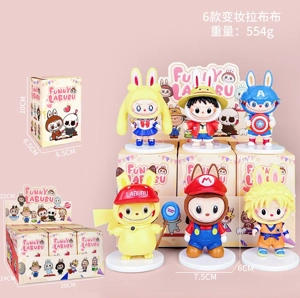 Labubu Figurine Transforming Labubu 6 Pieces