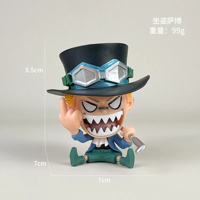 One Piece Chibi Sitting Sabo Figurine