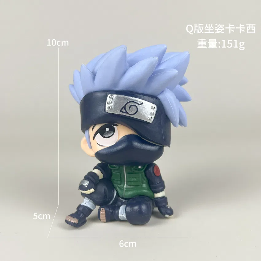 Naruto Q-version Sitting Kakashi Figurine