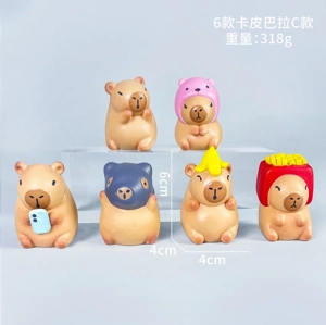 Capybara figure Capybara Group C 6 models