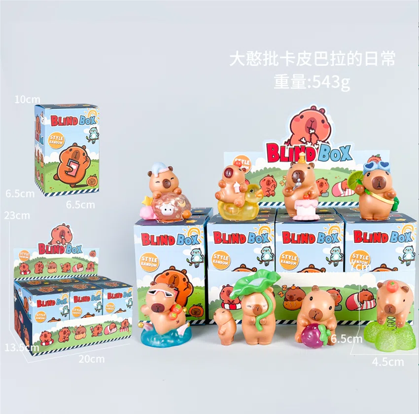 Capybara figure big naïve criticism of Capybara\'s daily life