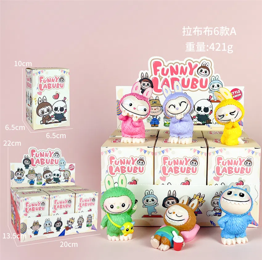 Labubu Figurine A Version 6 Pieces