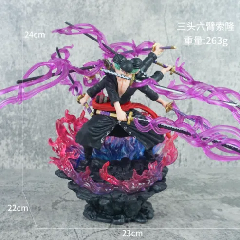 One Piece Figurine Three-Head Six-Arms Zoro