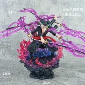 One Piece Figurine Three-Head Six-Arms Zoro