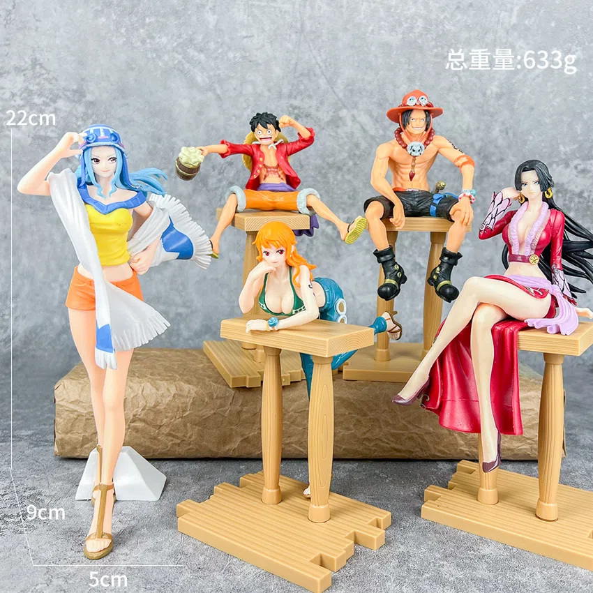 One Piece Bar Counter Series Figurine 5-Piece Set