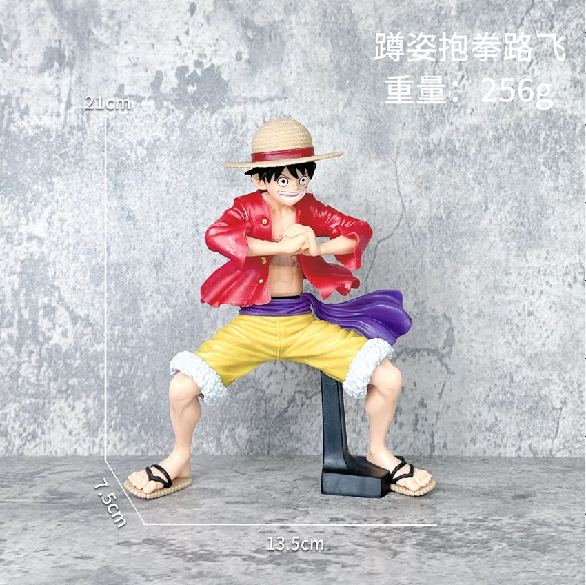One Piece Figure Crouching Fist-Holding Luffy