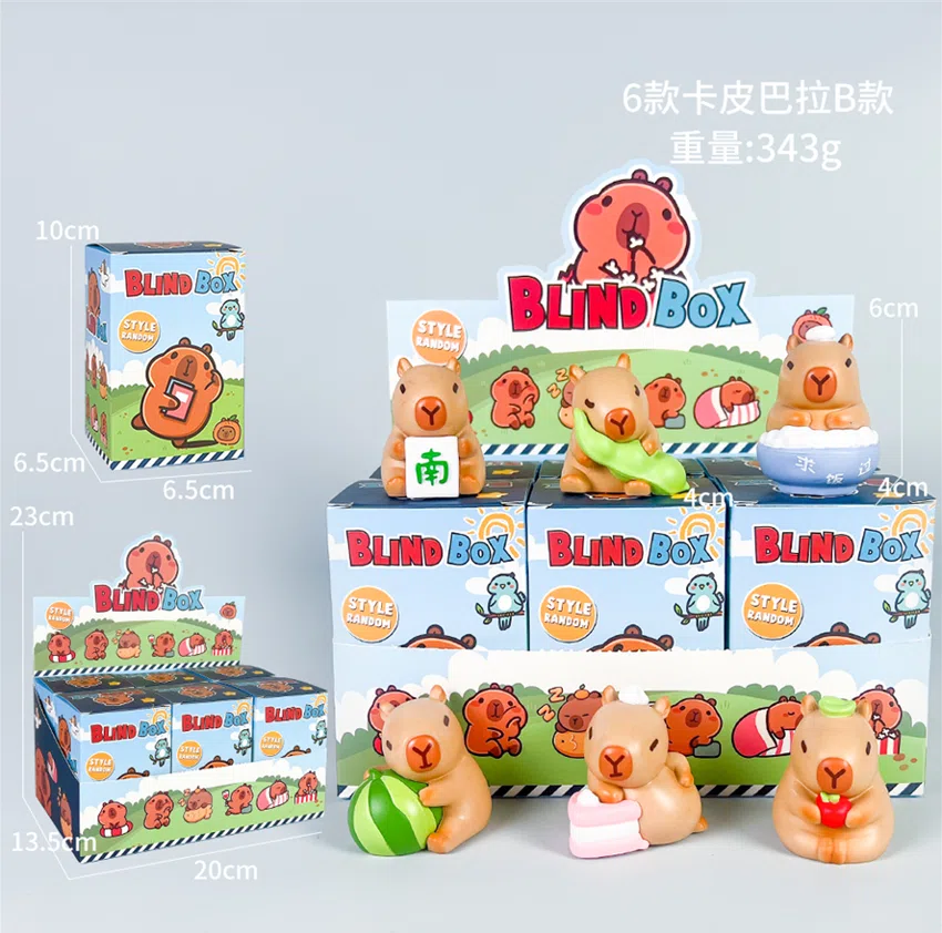 Capybala figure quack set B