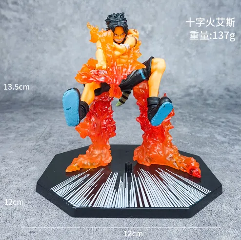 One Piece Second Generation Cross Fire Ace Figurine