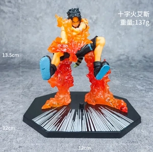 One Piece Second Generation Cross Fire Ace Figurine