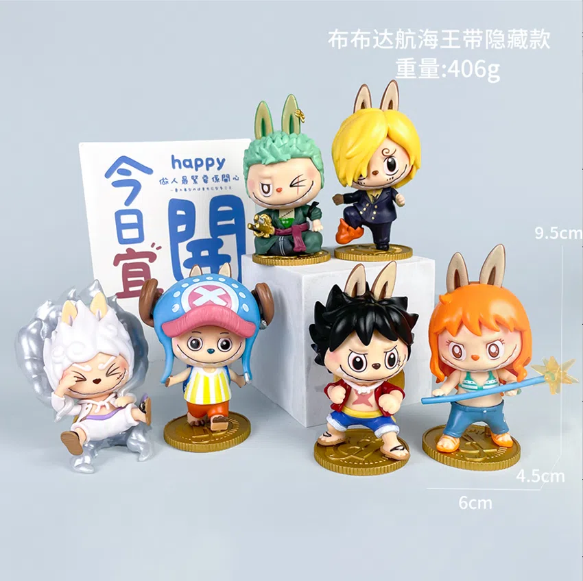 One Piece Figurine Bubuda One Piece 6 Pieces [Hidden Version]