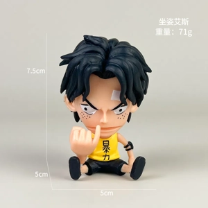One Piece Chibi Sitting Ace Figurine