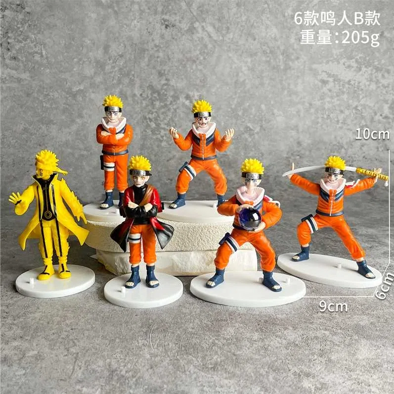 Naruto figurine Naruto B group 6 models