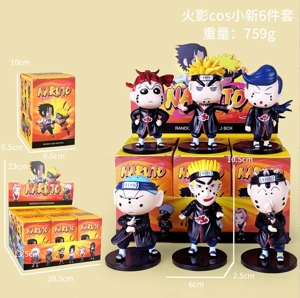 Naruto Figures Naruto Cosplaying as Shin-chan 6 Versions