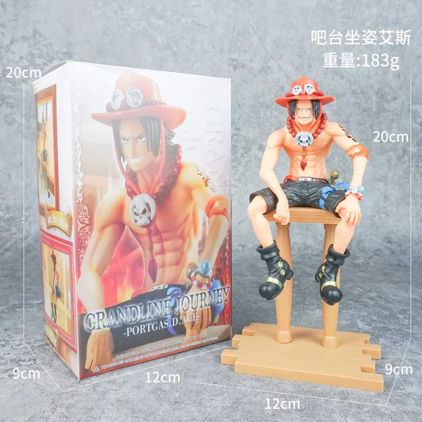 One Piece Bar Counter Ace Figurine