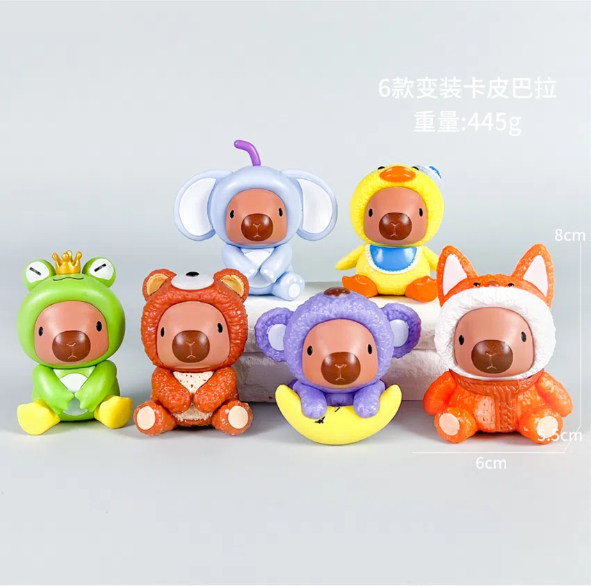 Capybara figure disguise Capybara 6 models