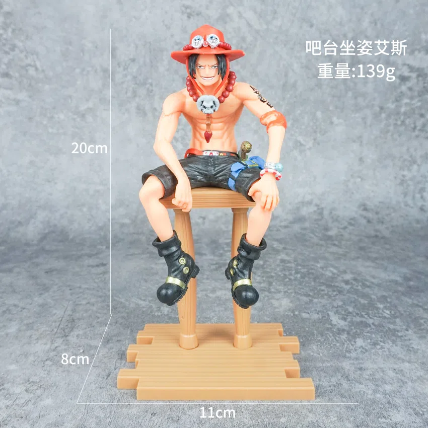 One Piece Bar Counter Ace Figurine