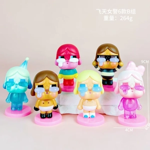 Flying Girl Figurine Standing B Set 6 Pieces