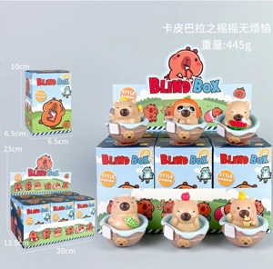 6 types of capybara figures