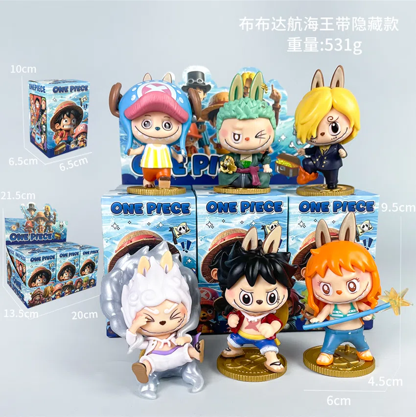 One Piece Figurine Bubuda One Piece 6 Pieces [Hidden Version]