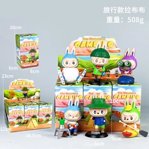 Labubu Figurine Travel Labubu 6 Pieces