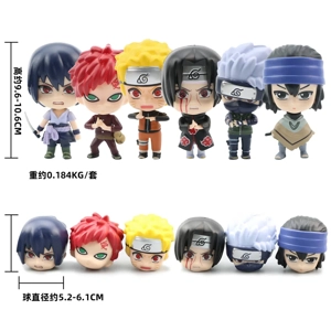Naruto figurine 6 models Hokage gashapon
