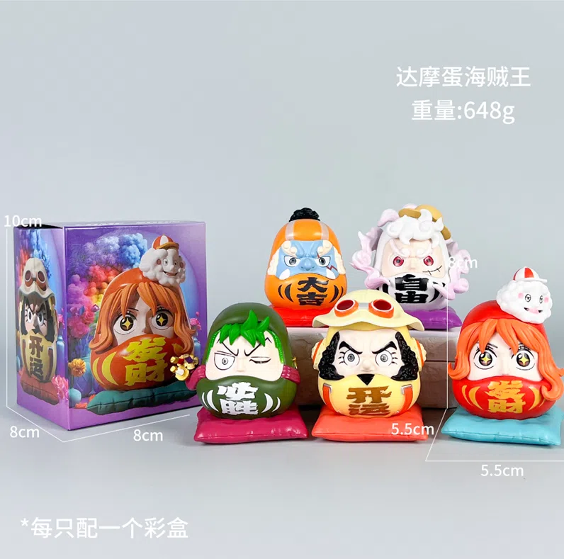 One Piece Figurine Daruma Egg 5 Versions