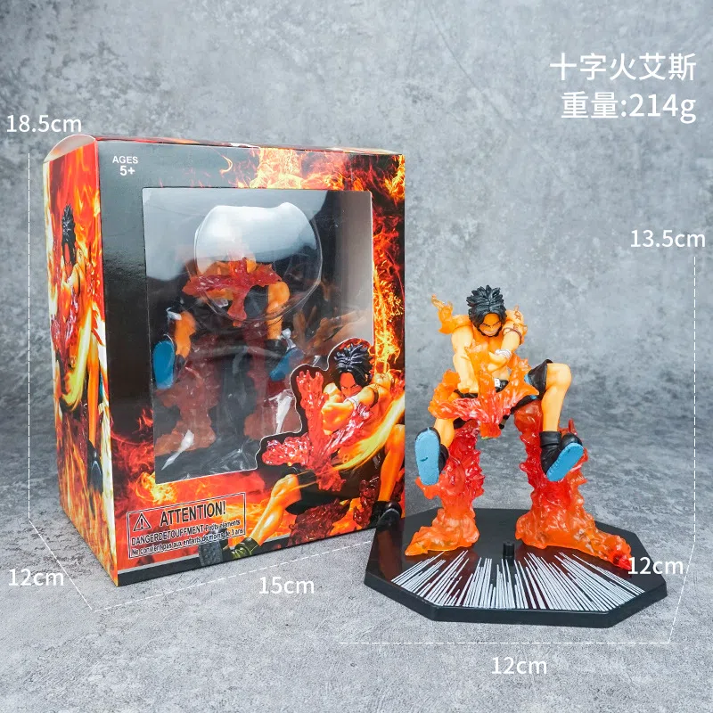 One Piece Second Generation Cross Fire Ace Figurine