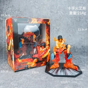 One Piece Second Generation Cross Fire Ace Figurine