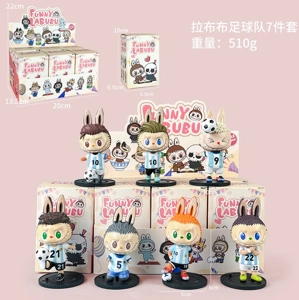 Labubu Figurine Soccer Team 7 Pieces