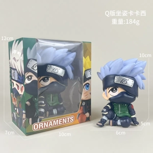 Naruto Q-version Sitting Kakashi Figurine
