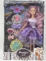 11.5-inch live hand thigh wavy curly hair fashionable Barbie doll with bracelet head flower series