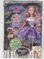 11.5-inch live hand thigh wavy curly hair fashionable Barbie doll with bracelet head flower series