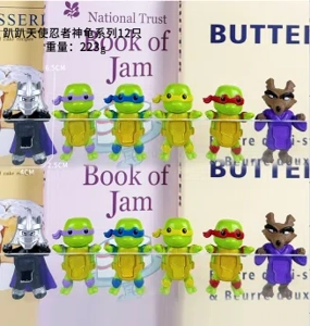 Pampam Angel Teenage Mutant Ninja Turtles Series Figurines 12 pieces