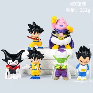 Dragon Ball Figures Q Version 6-Piece Set