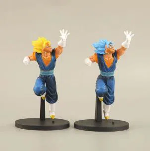 Dragon Ball figure battle version of Gogeta yellow/blue hair