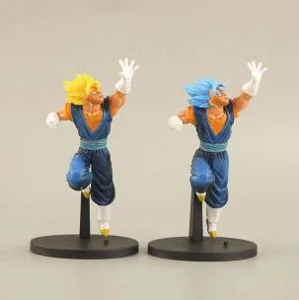 Dragon Ball figure battle version of Gogeta yellow/blue hair