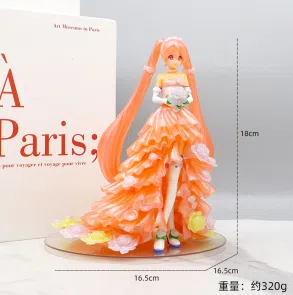 Large Pink Hatsune Miku Figurine