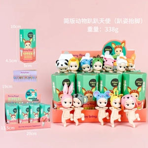 12 models of angel simplified animal foot lifting series figures