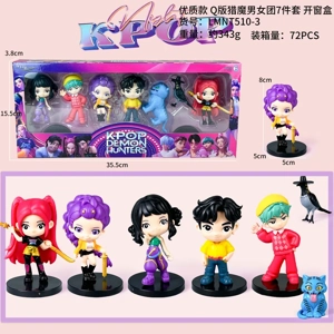 Demon Hunting Girl Squad Figure Chibi Boys and Girls Window Box 7 Types
