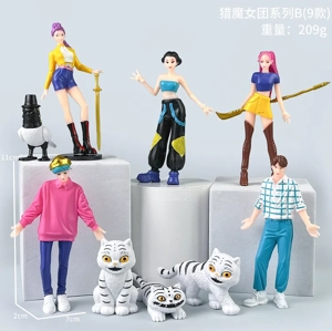 The witch hunting troupe figure performance dress group B 9 models