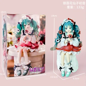 Hatsune Miku Figure Silver Lotus Fairy Hatsune