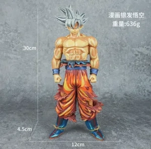 Dragon Ball Figure Ultra Instinct Goku Manga Color Silver Hair