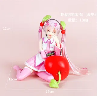 Hatsune Miku Figure Hug Pillow Cherry Miku Cute Version