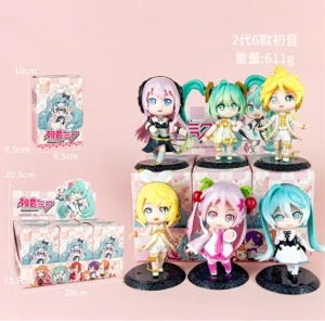 Hatsune Miku Figure Q Version 2nd Generation Hatsune 6 Pieces