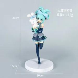 Hatsune Miku Figure Standing Big Ear Dog Hatsune