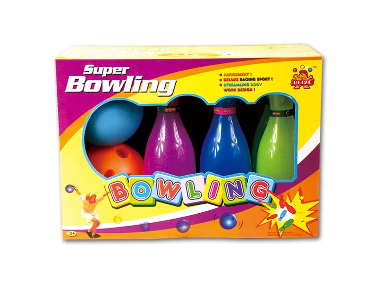 9-inch transparent bowling ball
