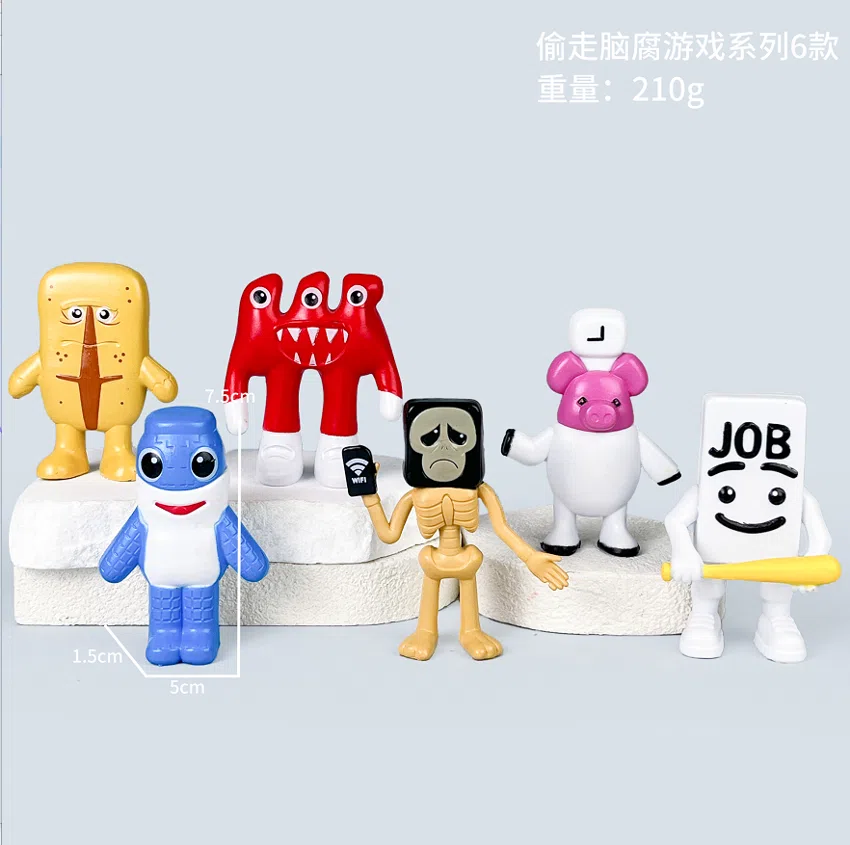 Brain-Rot Agent Figurines 6 Types