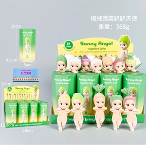 12 models of angel vegetable face support series figures [flocked version]